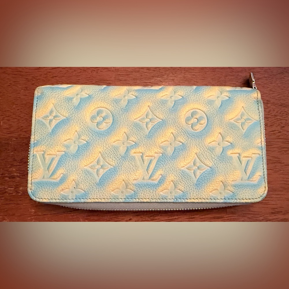 Louis Vuitton Empreinte Monogram Summer Stardust Zippy Wallet Water Green